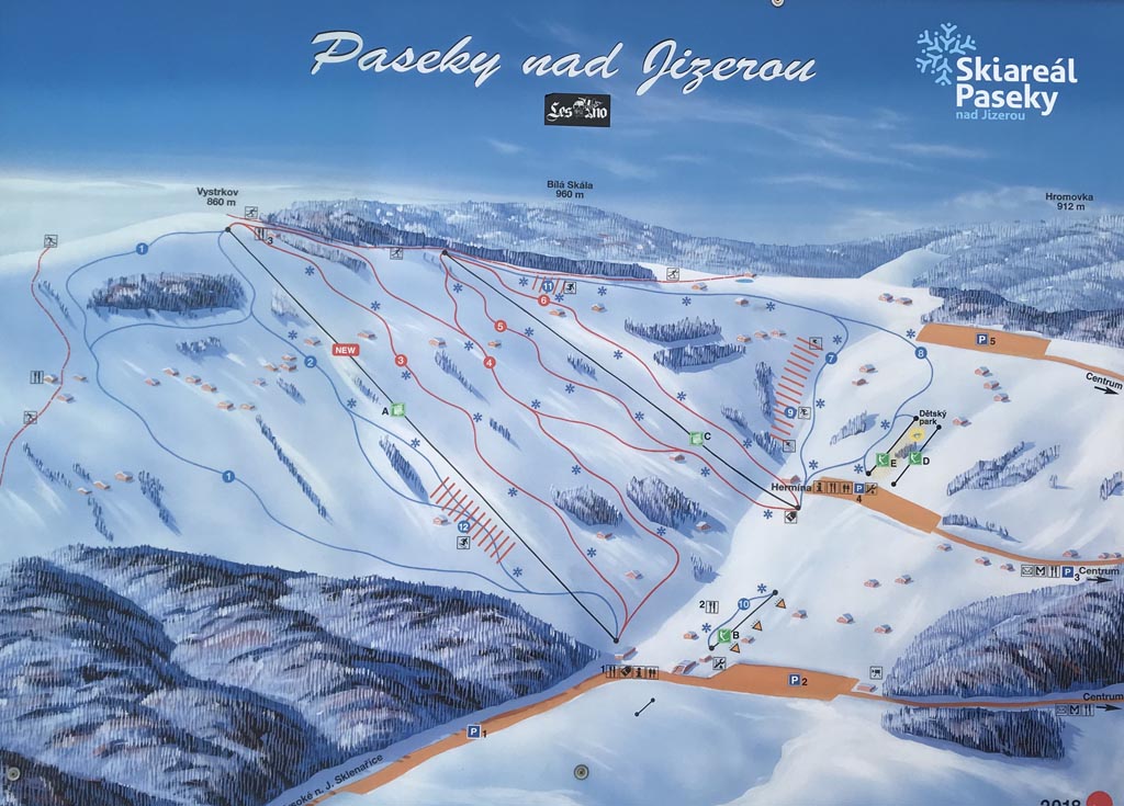 Skigebieden in Tsjechie