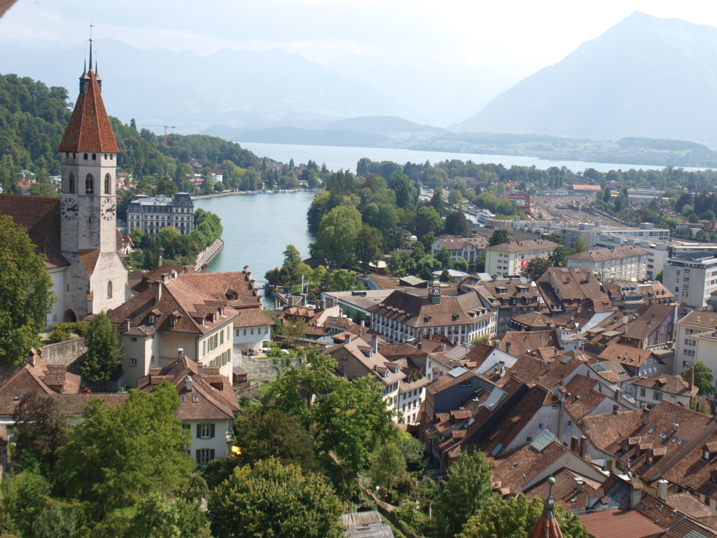 Uitzicht op Thun