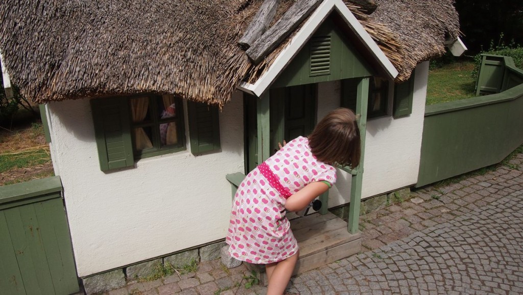 Mini huisjes voor mini bezoekers in Astrid Lindgren Värld.