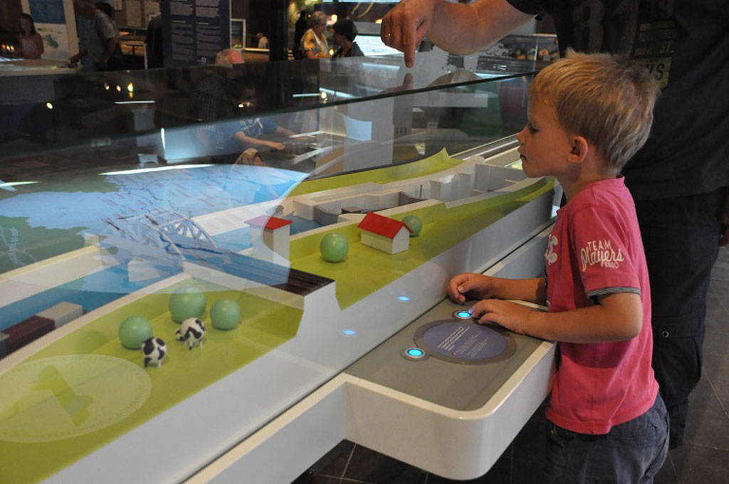 Het Watermuseum is een echt doe-museum en dus erg leuk met kinderen.