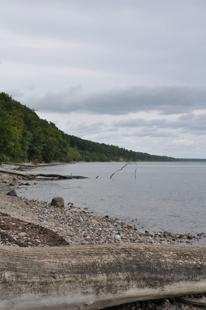 Het Vejle fjord vlakbij Camping Logballe.