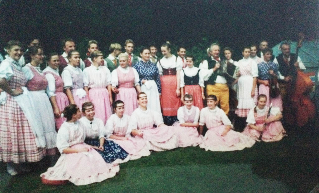 Vakantie in Drenthe in 1993: we bezochten o.a. het folkloristisch festival in Odoorn.