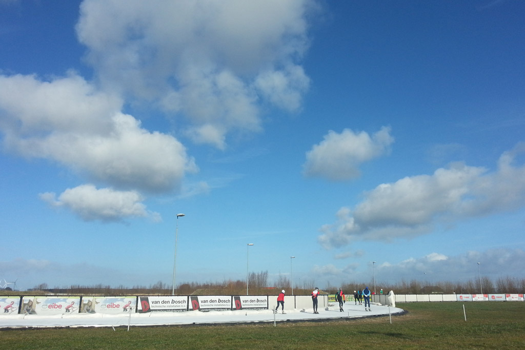 Hier staat Flevonice om bekend: echt schaatsen in de natuur.