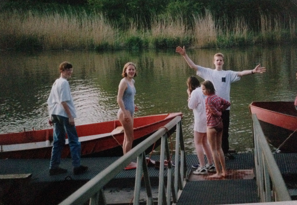 Lol op het eiland in de Biesbosch bij NIVON-huis De Kleine Rug.