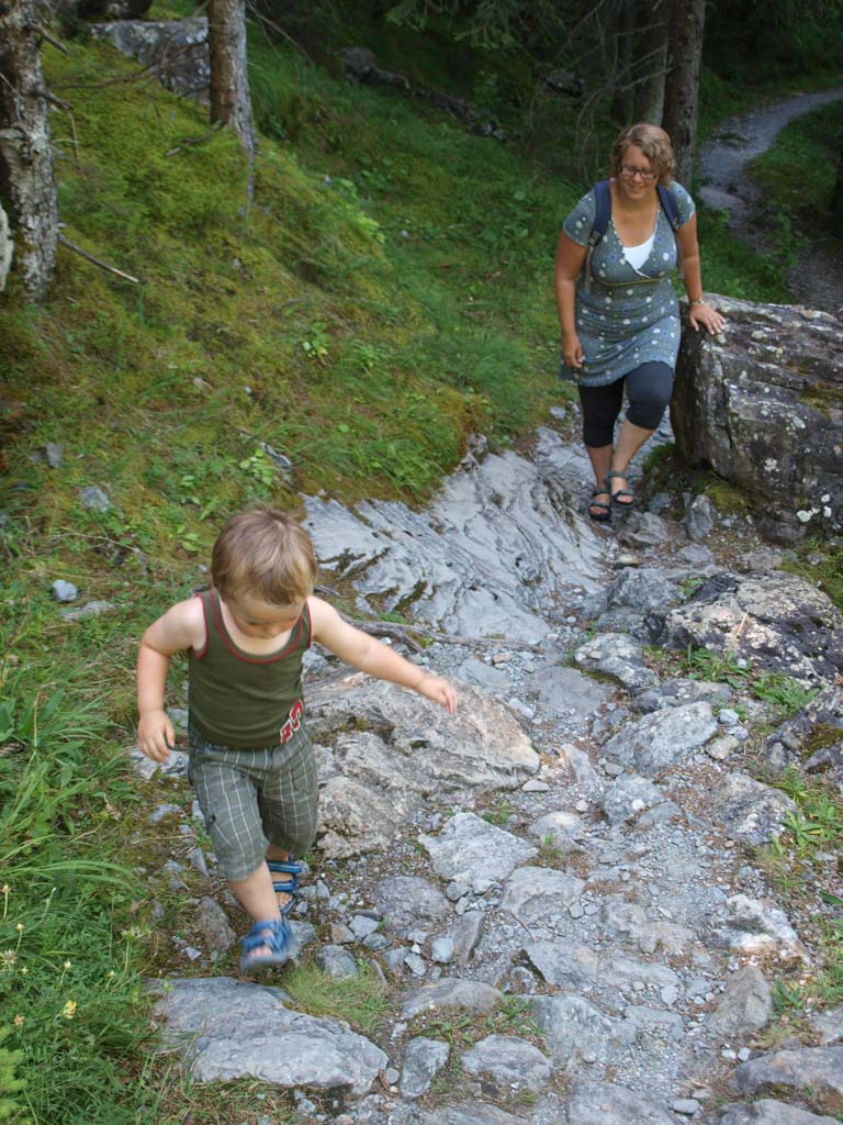 Soms splitsen we op zodat iedereen in zijn of haar eigen tempo kan lopen.