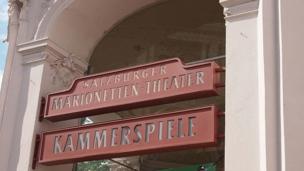 Marionetten Theater in Salzburg.