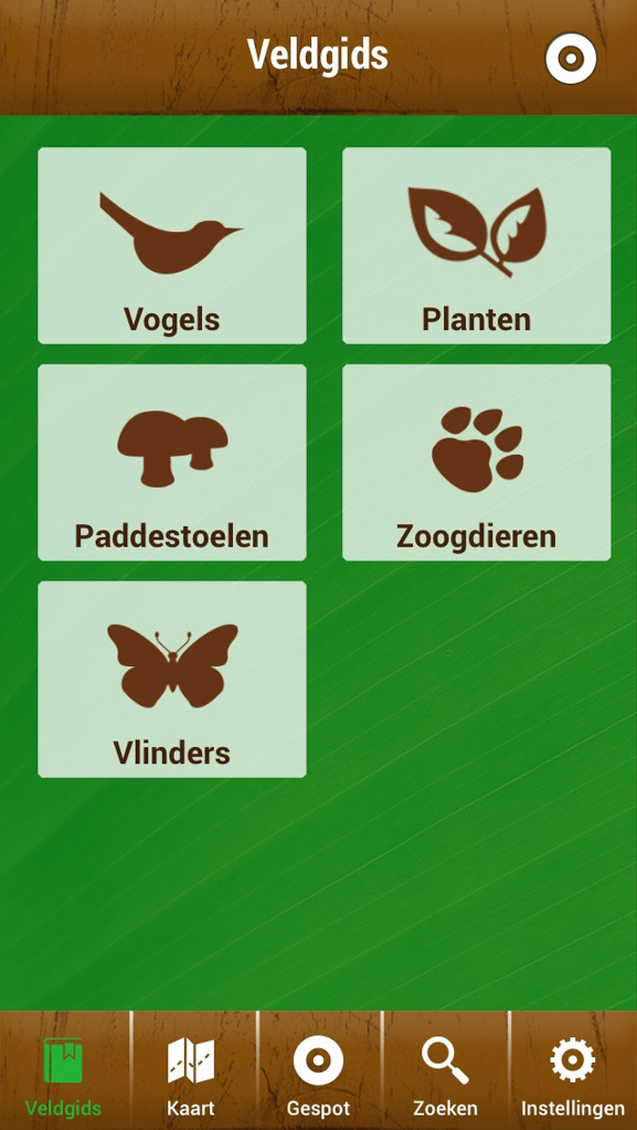 De Veldgids-app helpt je met uitzoeken hoe plantjes en dieren heten.