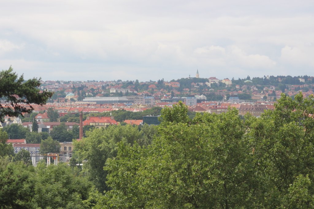 Zoo with a view in Praag.