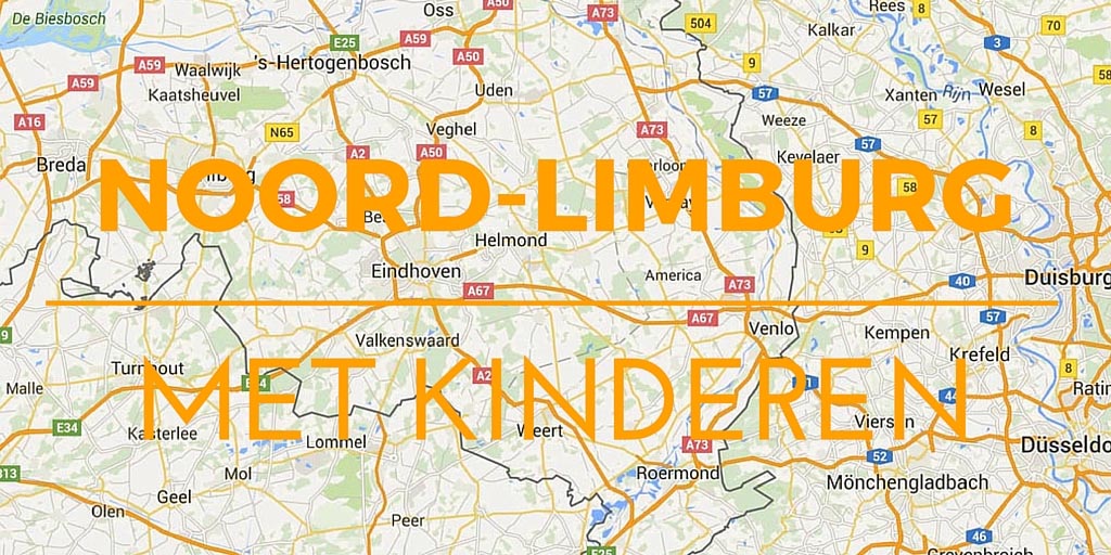 Op vakantie in Noord-Limburg met kinderen.