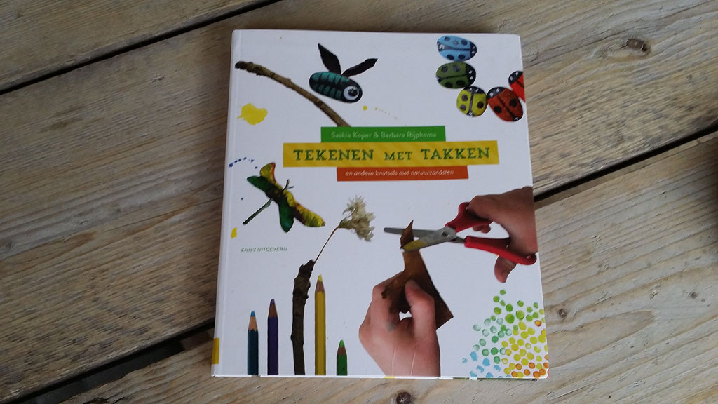 Tekenen met takken, een creatief boek voor natuurliefhebbers.