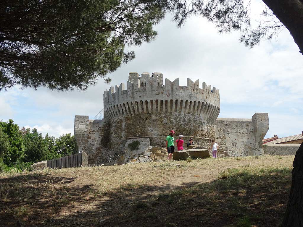 Het kasteel bij Populonia.