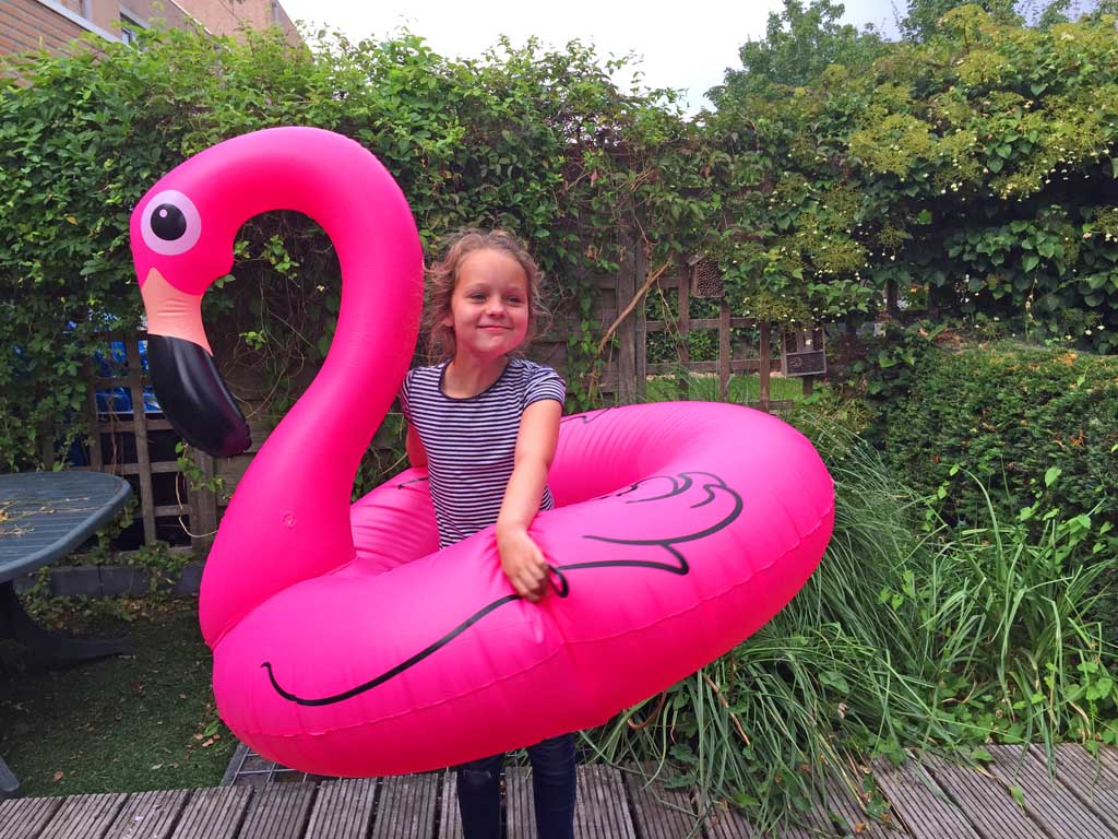 Flamingo-girl!