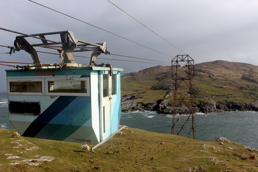 Met de kabelbaan naar Dursey Island is een belevenis!