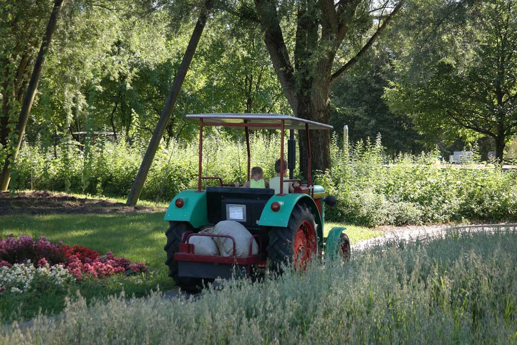 Tractorritje in de Groene Oase.