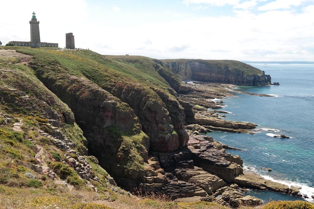 Indrukwekkende kust van Bretagne.