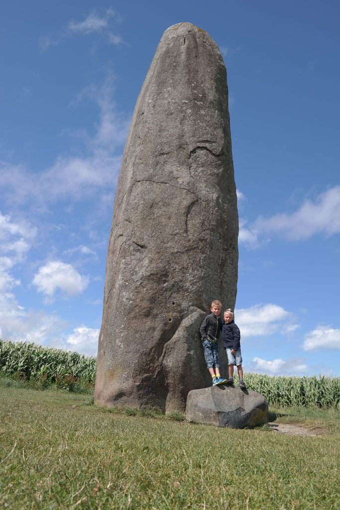 Menhir le Champ Dolent: de steen van Asterix is er niks bij.