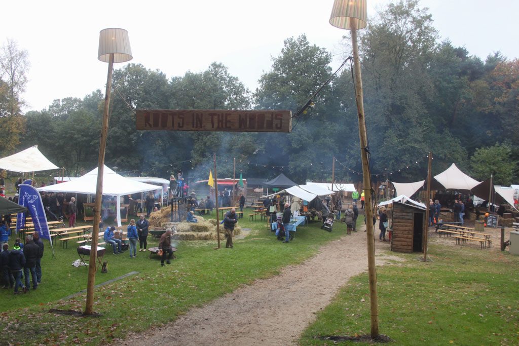 Vaste prik in de herfst voor ons: Roots in the woods.