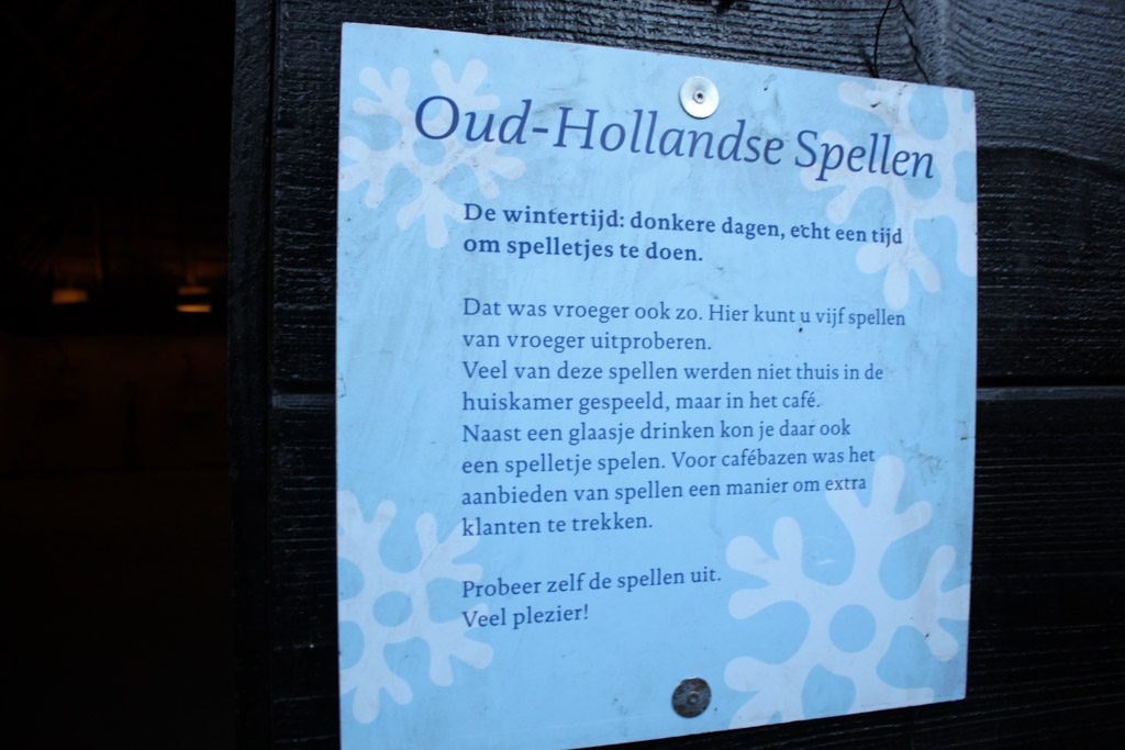 Oud-Hollandse Spellen, simpel maar doeltreffend.