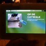 De opdracht op de tablet