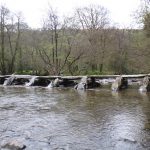 Kindvriendelijk wandelen bij de Tarr Steps in Exmoor foto – 1