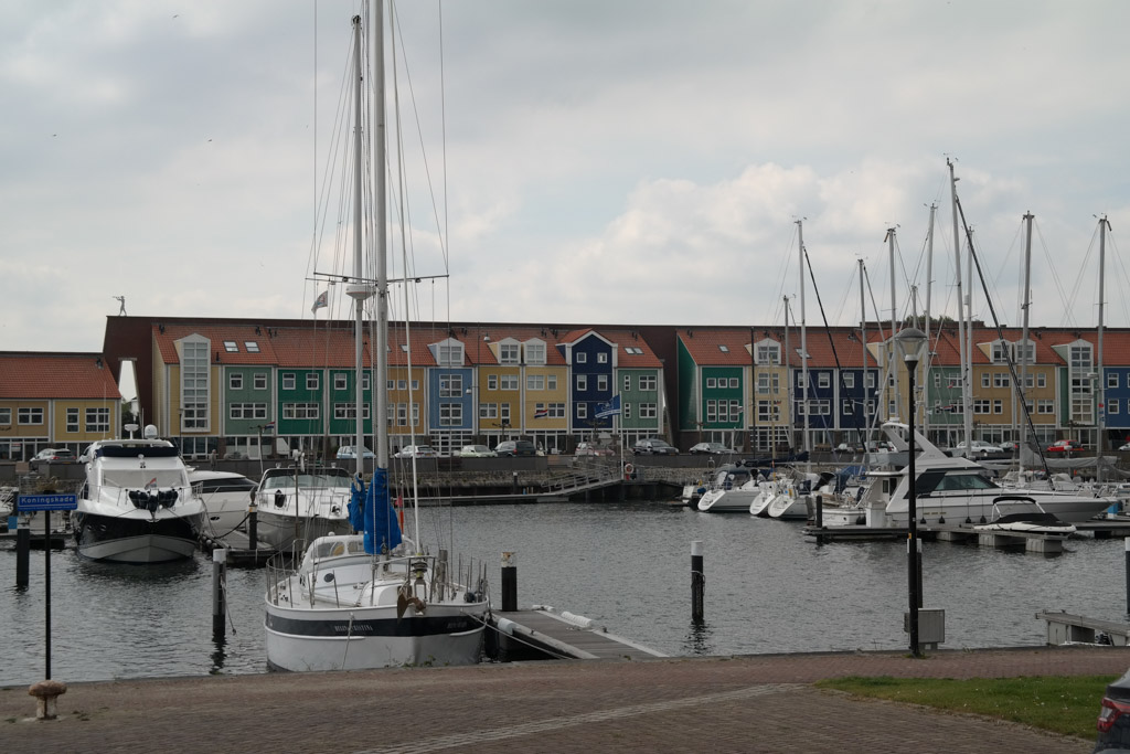 De oude haven van Hellevoetsluis.