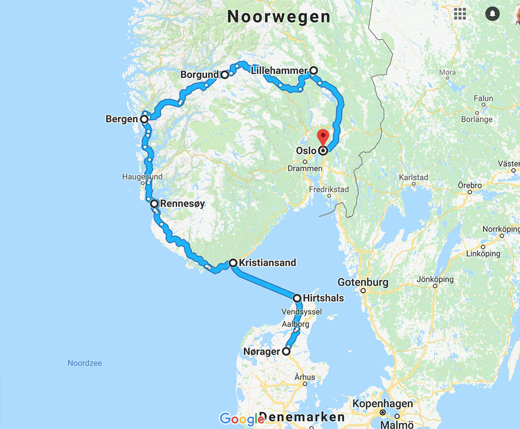 rondreis door noorwegen met kinderen