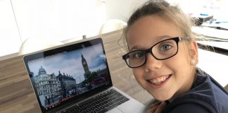 Roos gaat Engels leren in Engeland.