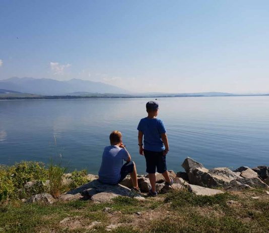 Liptovská Mara, het meer van Liptov is prachtig liptov-regio-in-slowakije