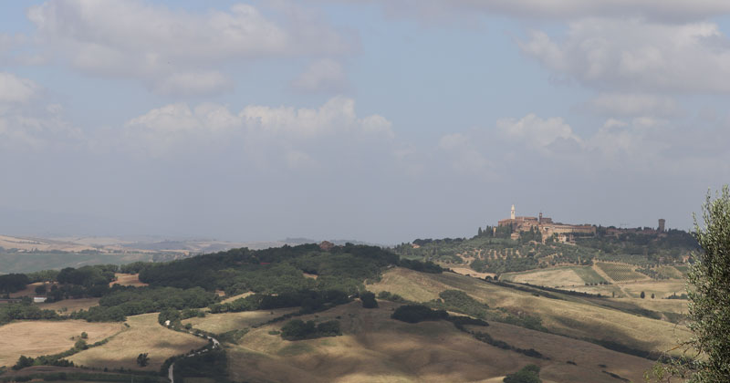 Waanzinnig uitzicht vanafMontichiello