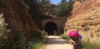 Jaaa, ook papa is de tunnel uit.