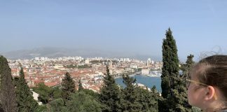 park marjan in split met kinderen