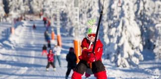 In Scandinavië is het relatief rustig op de pistes.