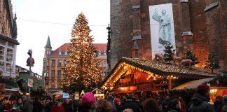 Kerstmarkt in de oude stad