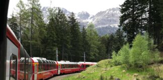 Zwitserland is makkelijk te verkennen met de trein.