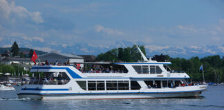 In Zürich was de boot gratis met de Citycard.