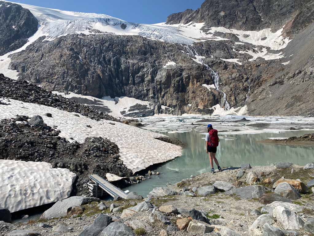 Stubaier Höhenweg gletsjer meer