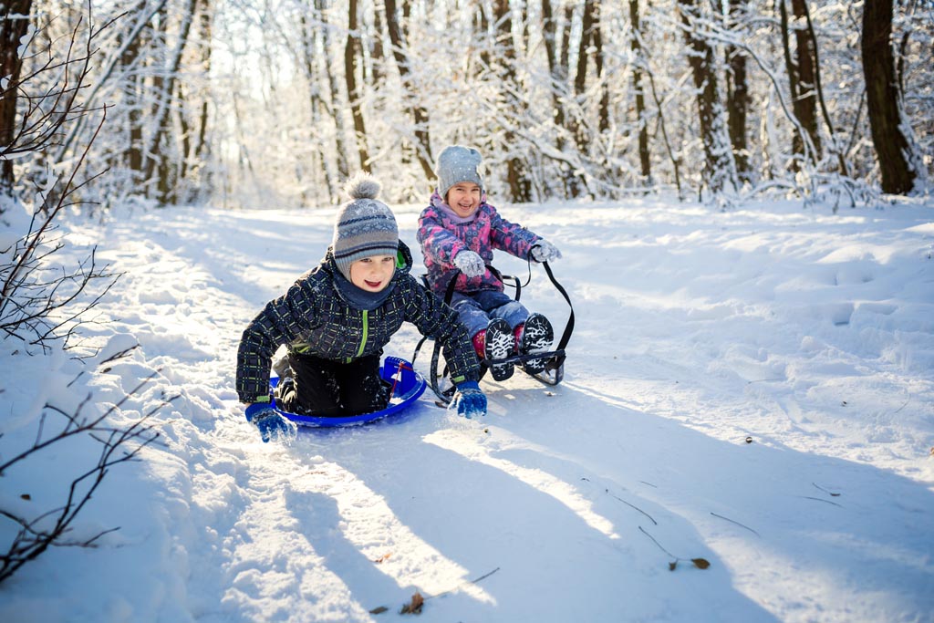 Volop kinderactiviteiten tijdens een wintervakantie in Zweden.