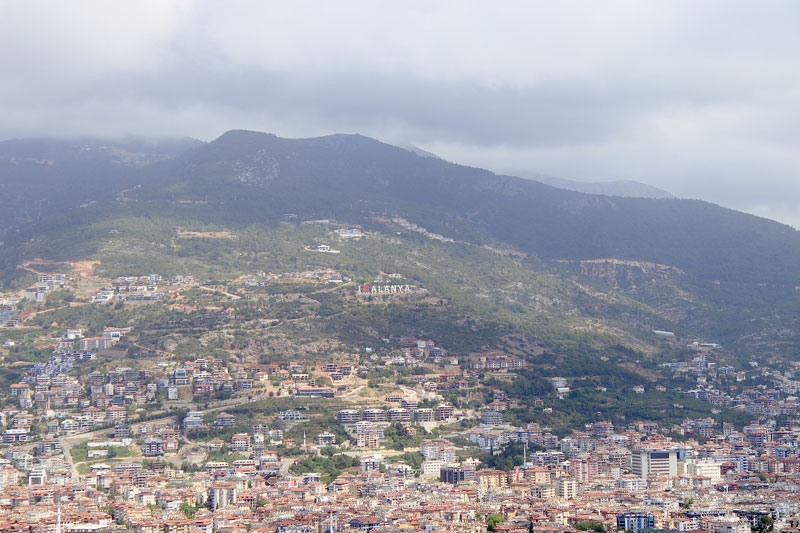 Uitzicht over Alanya