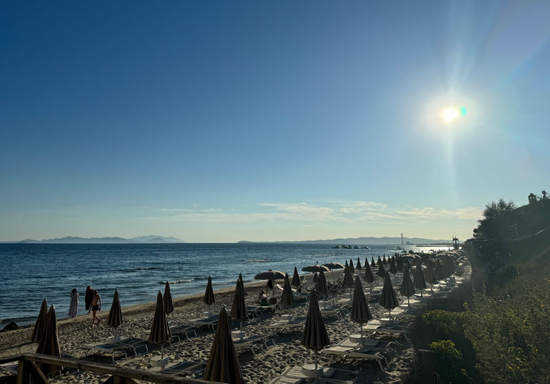 Strand vlakbij Glamping