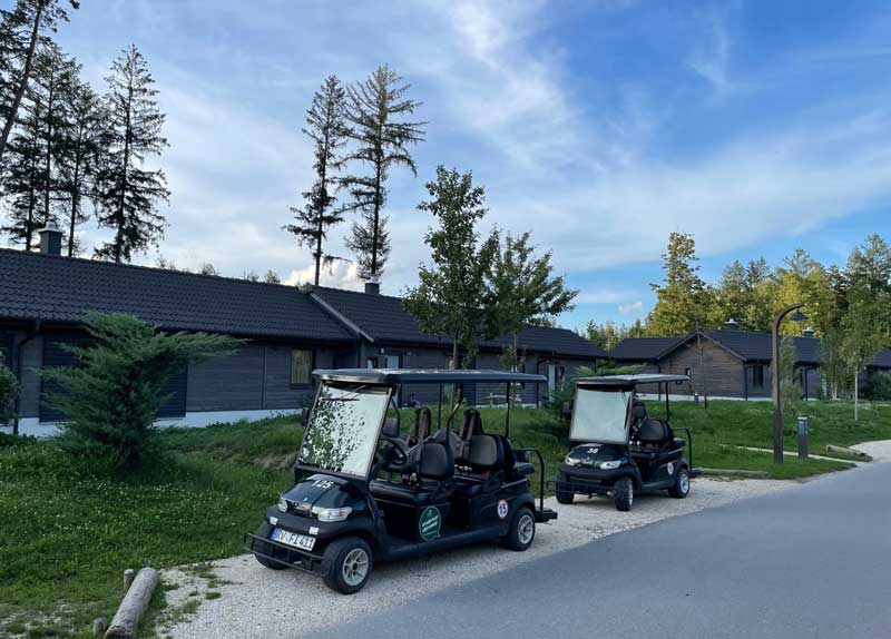 Center Parcs Allgäu, moet je een e-car / golfkarretje huren?