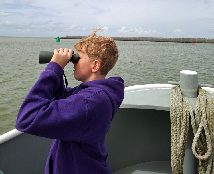 Met de boot naar Den Helder