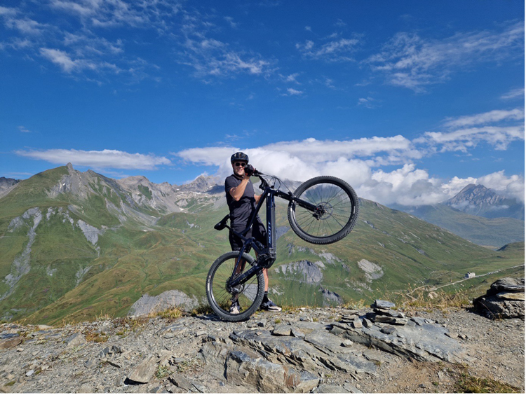 Fietsen door de bergen van La Rosiere