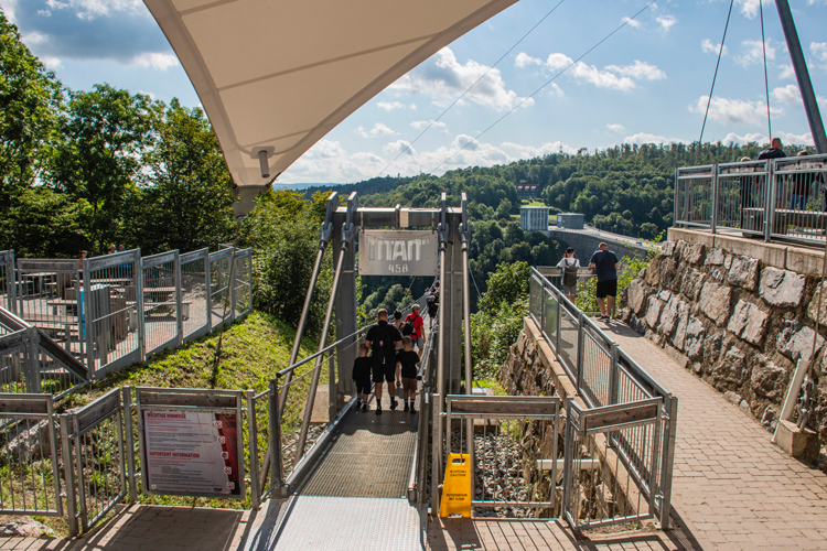 Hangbrug in Harz