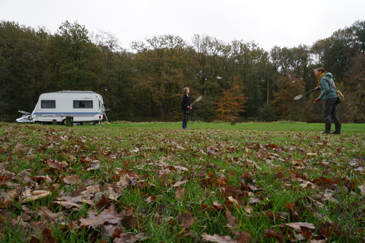 Buiten spelen Huttopia De Roos 