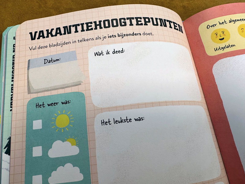 Reisdagboek voor kinderen