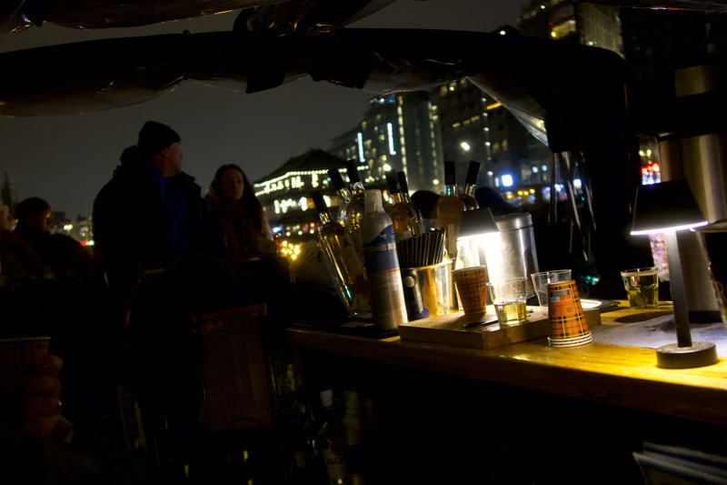 Varen tijdens Amsterdam Light Festival met kinderen