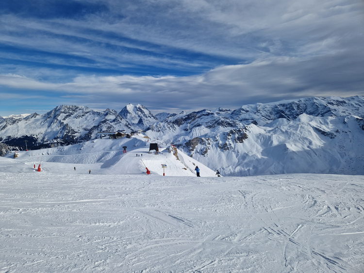 Piste in Méribel 