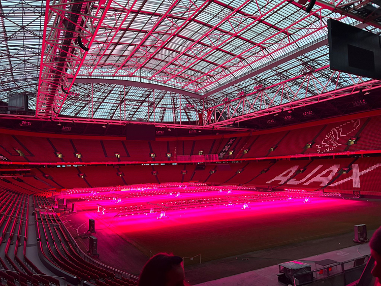 stadiontour in de Johan Cruijff ArenA