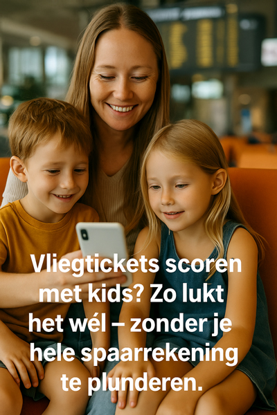 betaalbare vliegtickets met kids