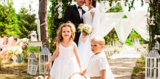 trouwerij met kinderen